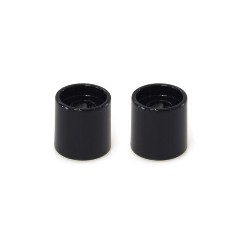 LA Choppers LA-7413-01B 1" Tall x 1" Thick Riser Spacers Gloss Black