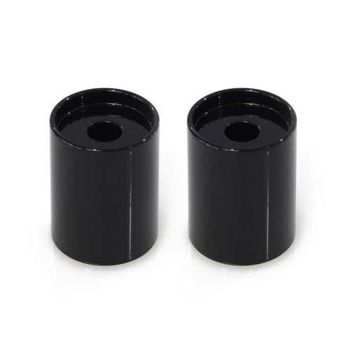 LA Choppers LA-7413-53B 2" Tall x 1.5" Thick Riser Spacers Gloss Black