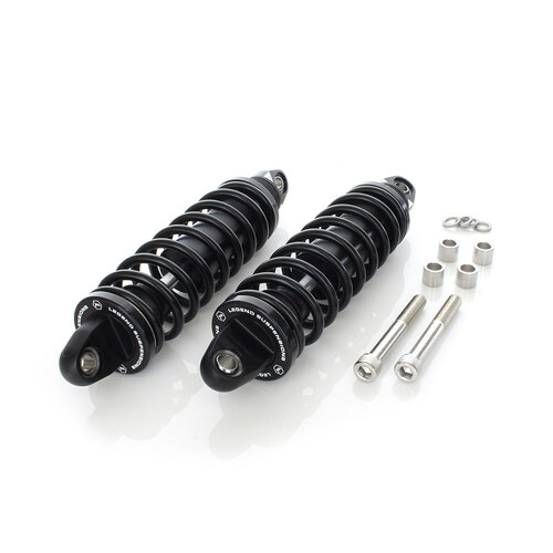 Legend LEG-1310-0942 REVO Series 12" Rear Shock Absorbers Black for Dyna 91-17