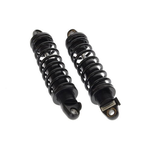 Legend LEG-1310-0948 REVO-A Series 12" Adjustable Heavy Duty Spring Rate Rear Shock Absorbers Black for Dyna 91-17