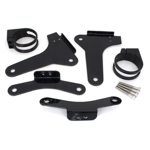 Legend LEG-1313-0167 REVO ARC Remote Reservoir External Mounting Brackets for Touring 14-Up