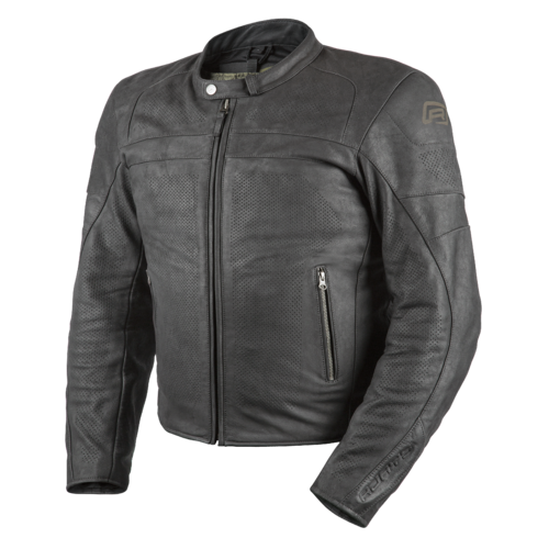 Rjays Calibre II Black Perforated Leather Jacket [Size:SM]