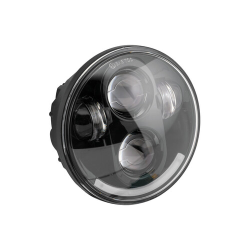 Letric Lighting Co LLC-LH-5B 5-3/4" LED Headlight Black for H-D/Indian Scout Models w/5-3/4" Headlight