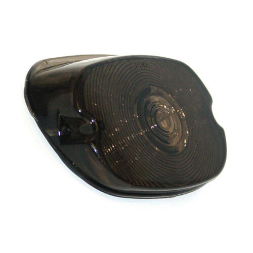 Letric Lighting Co LLC-SLTL-S LED Low Profile Taillight w/Smoke Lens & Number Plate Illumination for most H-D 99-Up Models