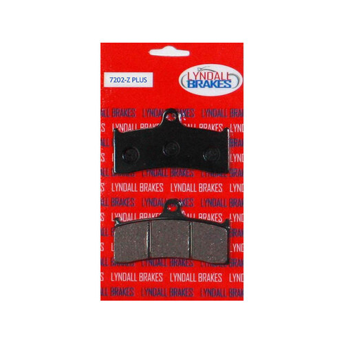 Lyndall Racing Brakes LRB-7202-Z Z-Plus Brake Pads for Performance Machine 112x6B Calipers