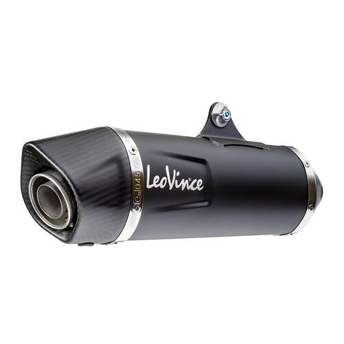 LeoVince LVSO14033 Nero Stainless Black Slip-On Muffler w/Carbon End Cap for KTM 1050 Adventure/1290 Super Adventure 15-16/1190 Adventure/R 13-16