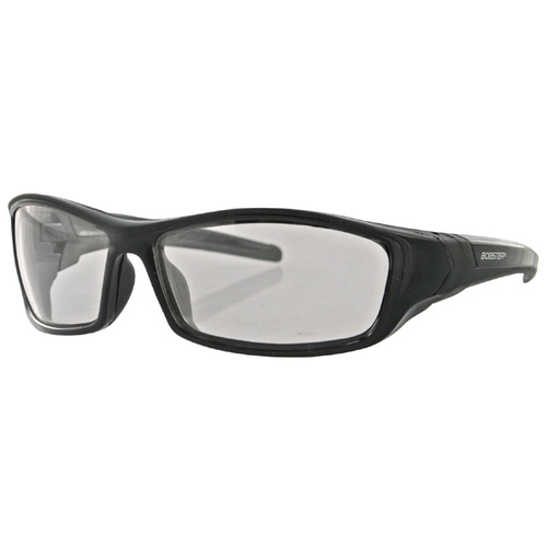 HOOLIGAN SUNGLASSESBLK FRAME PHOTO CHROMIC LENSES BOBSTER EYEWEAR