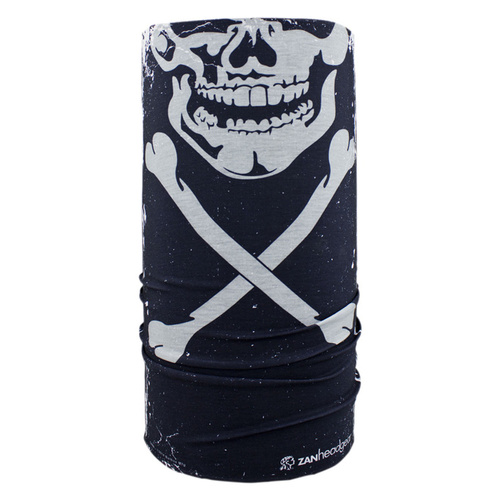 Zanheadgear Motley Tube Fleece Linned Skull X-Bones