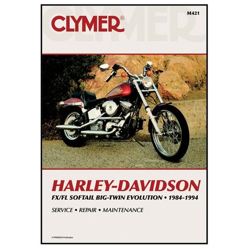 REPAIR MANUAL   CLYMER M421 SOFTAIL ALL MODELS 1984/1999 DETAILED SERVI