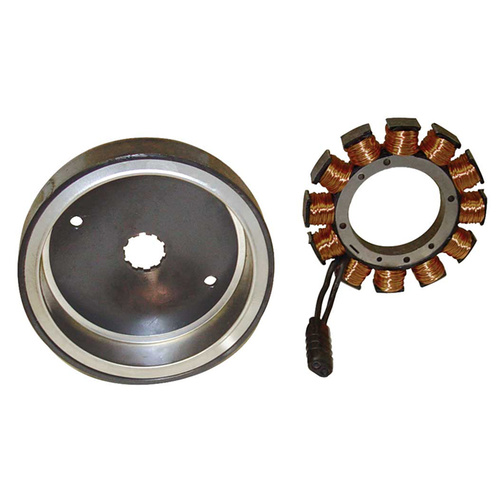 Power House 17835 38amp Rotor & Stator Kit Fits Big Twin Softail 2001-06 Dyna 2004-05 Oem 29981-95 30017-01