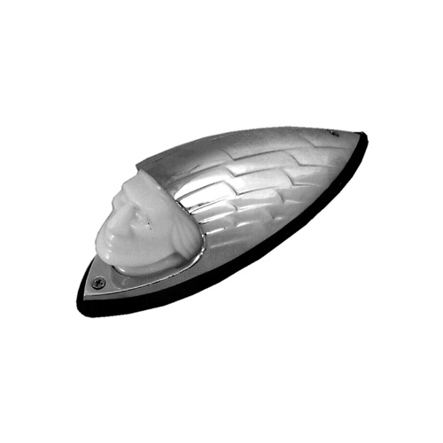  V-FACTOR  FENDER ORNAMENTFR INDIAN HEAD MOST FR FENDERS 12V LIGHTED FACE W/CHROME DIE CAST HOUSING