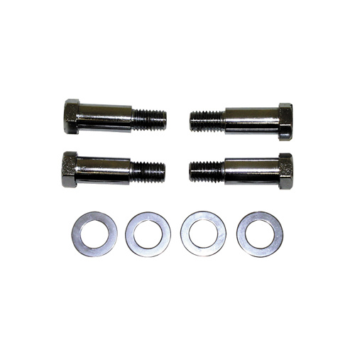 Hardbody 29239 Chrome Shock Absorber Bolt Set Fits Softail Models 1984-Later Oem 4079 4074 & 6724 Custom Applications Sold Set