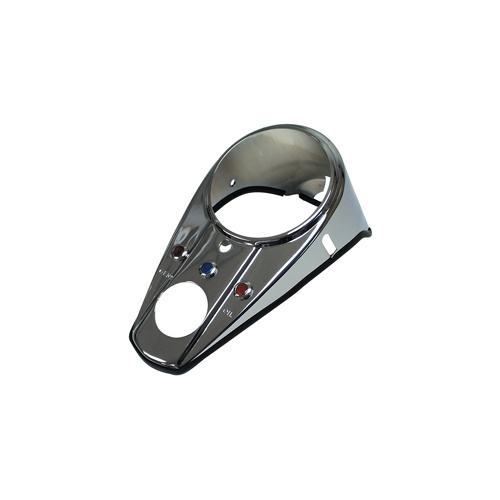 V-Factor 48109 Chrome 3 Light Dash Cover for Fat Bob Tanks w/3 Light Base (oe on FL Models 1962-67) Oem 71272-62