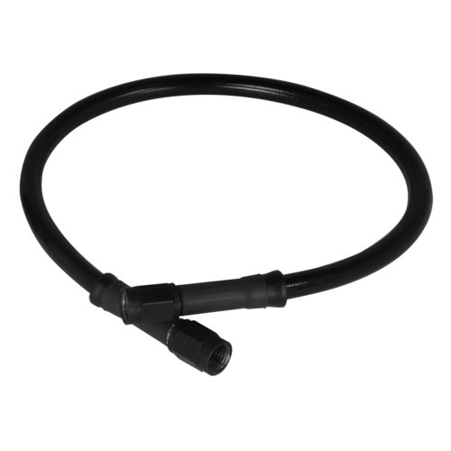 Hardware 49418 Black Coat Breaded 15" Universal Brake Line / All Hydraulic Line (Meets Dot & TUV Specifications) Universal Brake line Sold Each