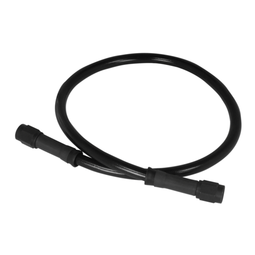 Hardware 49422 Black Coat Breaded 19" Universal Brake Line / All Hydraulic Line (Meets Dot & TUV Specifications) Universal Brake line Sold Each