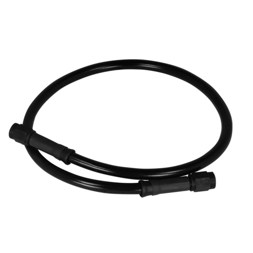 Hardware 49424 Black Coat Breaded 21" Universal Brake Line / All Hydraulic Line (Meets Dot & TUV Specifications) Universal Brake line Sold Each