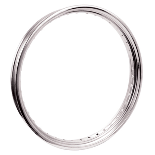 V-Factor 53032 Chrome 40 Spoke Rim 21" x 2.15 Straight Edge Drop Center w/Metal Center Valve Stem Hole Oem 43662-80B