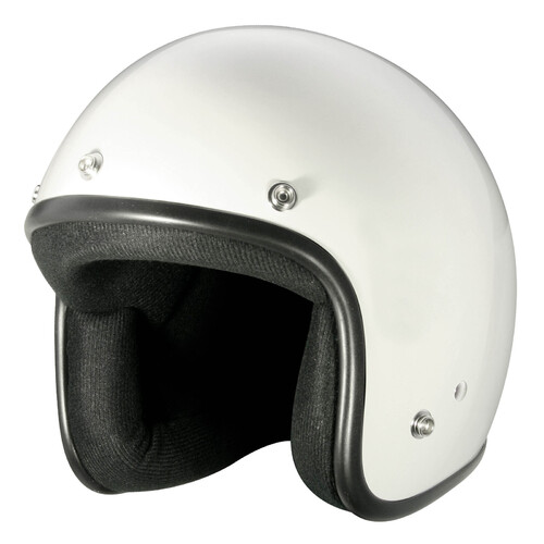 M2R 225 Gloss White Helmet [Size:XS]