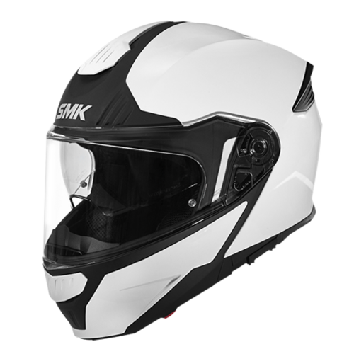 SMK Gullwing White GL100 Modular Helmet [Size:XS]