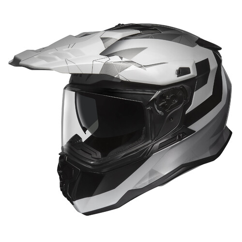 M2R Hybrid Orion PC-6 Matte White/Silver/Black Helmet [Size:XS]