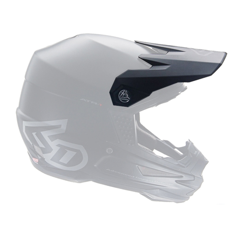 6D Replacement Peak for ATR-1 Helmet Matte Black