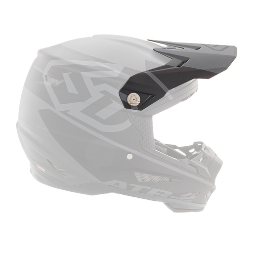 6D Replacement Peak for ATR-2 Helmet Core Black/Grey