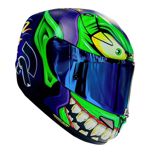 HJC RPHA 11 Green Goblin Marvel MC-48SF Helmet [Size:XS]