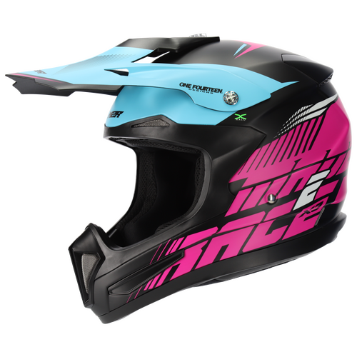 M2R X3 Origin PC-7F Matte Pink Helmet [Size:LG]