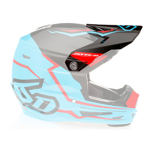 6D Replacement Peak for ATR-2Y Youth Helmet Element Cyan