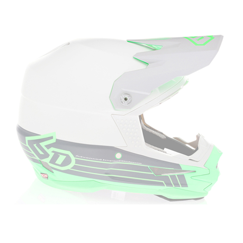 6D Replacement Peak for ATR-1 Helmet Split Neon Green