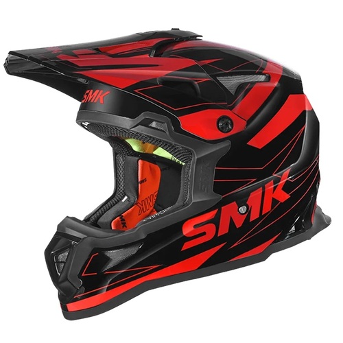 SMK Allterra Slope Black/Red GL230 Helmet [Size:XS]