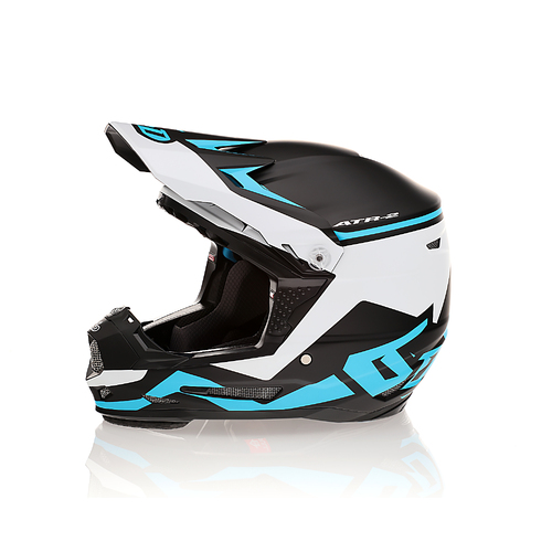 6D ATR-2Y Drive Neon Cyan Youth Helmet [Size:LG]