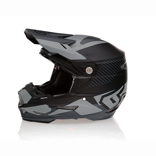 6D ATR-2 Fusion Black Helmet [Size:LG]