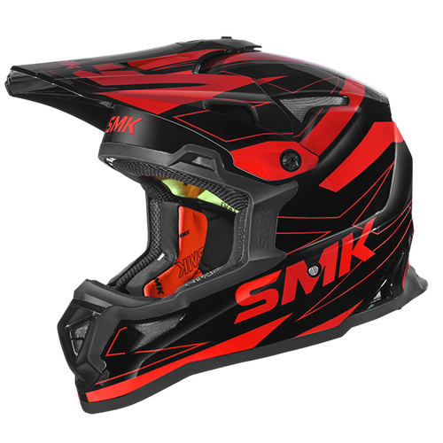 SMK Allterra Slope Black/Red MA230 Helmet [Size:XS]