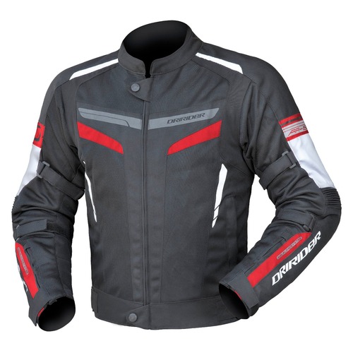 DriRider Air-Ride 5 Black/Red Textile Jacket [Size:SM]