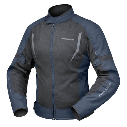 DriRider Breeze Navy Womens Textile Jacket [Size:6]