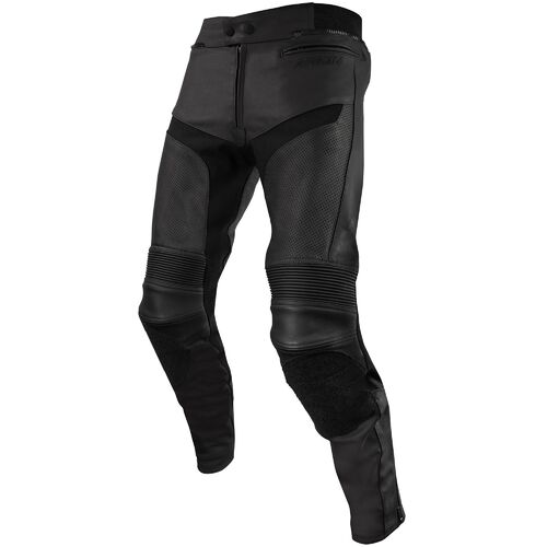 Argon Calibre Black Perforated Leather Pants [Size:28]