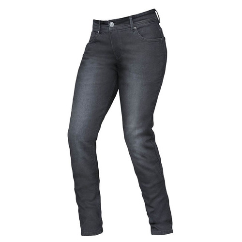 DriRider Xena Black Regular Leg Womens Protective Jeans [Size:10]