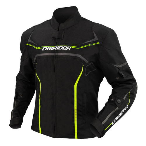 DriRider Origin Black/Hi-Vis Textile Jacket [Size:XS]