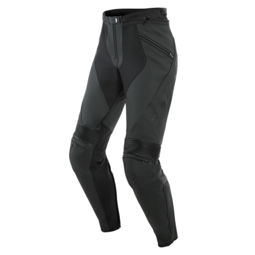 Dainese Pony 3 Lady Matte Black Womens Leather Pants [Size:44]