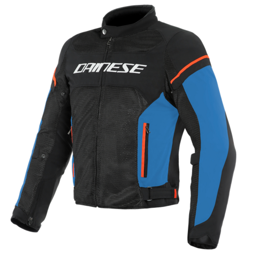 Dainese Air Frame D1 Black/Light Blue/Fluro Red Textile Jacket [Size:46]