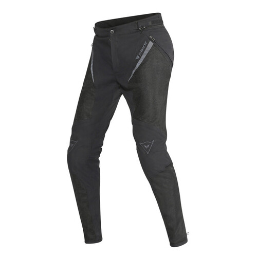 Dainese Drake Super Air Tex Lady Black/Black Womens Textile Pants [Size:52]