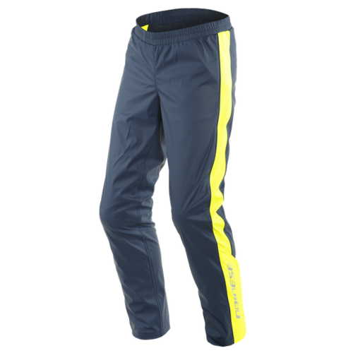 Dainese Storm 2 Unisex Black Iris/Fluro Yellow Rain Pants [Size:2XS]