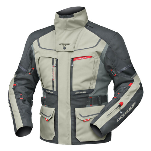 DriRider Vortex Adventure 2 All Season Sand Womens Textile Jacket [Size:10]