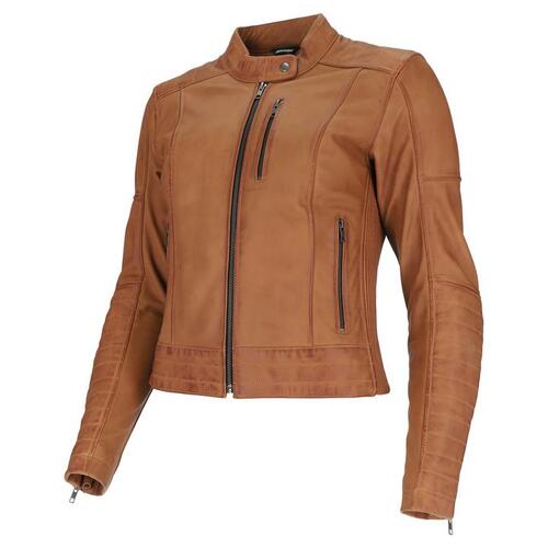 Argon Angel Tan Leather Womens Jacket [Size:8]