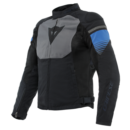 Dainese Air Fast Tex Black/Gray/Racing Blue Textile Jacket [Size:48]