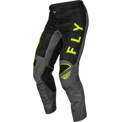 FLY 2023 Kinetic Jet Black/Olive Green/Hi-Vis Pants [Size:34]