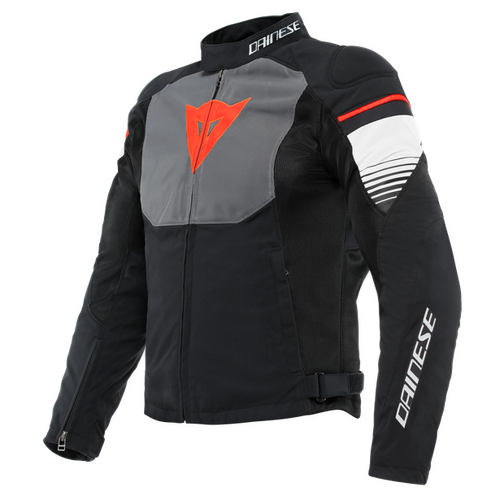 Dainese Air Fast Tex Black/Grey/White Textile Jacket [Size:54]