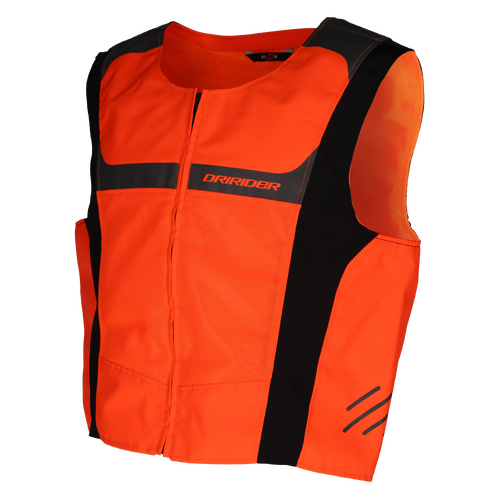 DriRider Hi-Vis Fluro Orange Mesh Vest [Size:XS/SM]