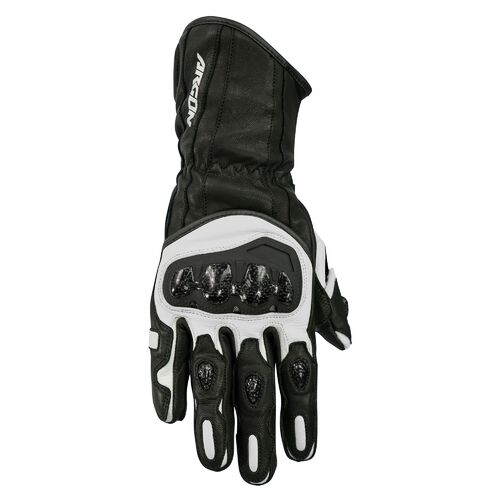 Argon Rush Black/White Womens Gloves [Size:XL]